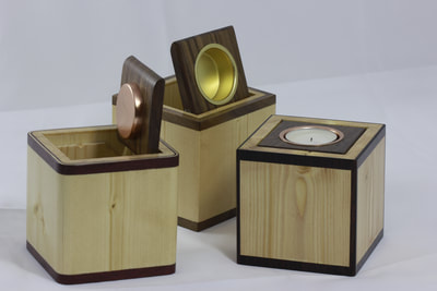 Tealight holder boxes by Reuben's woodcraft